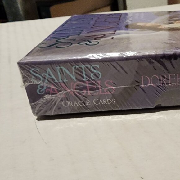 Saint & Angels Oracle Cards by Doreen Virtue w/ Guidebook & 44 Card Deck - Picture 3 of 4